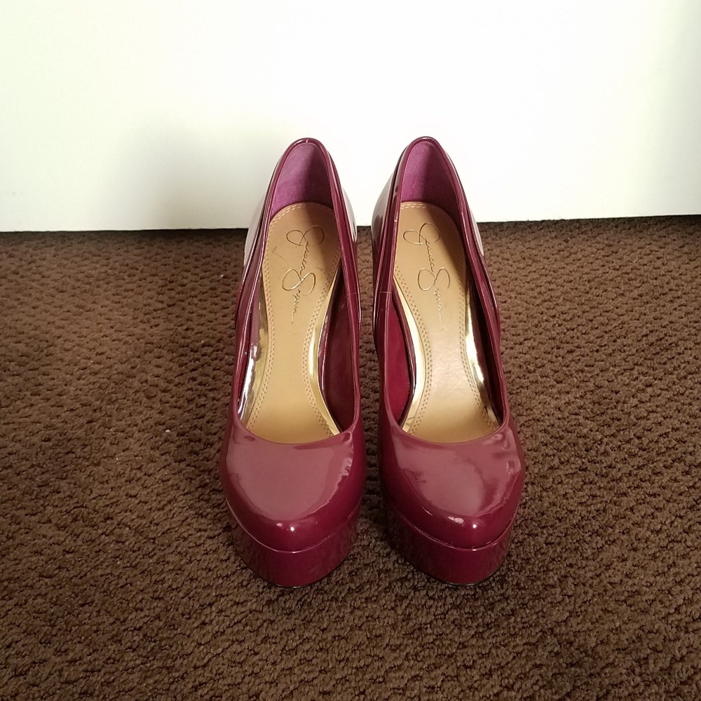 Purple Jessica Simpson Platform Heels - EUC